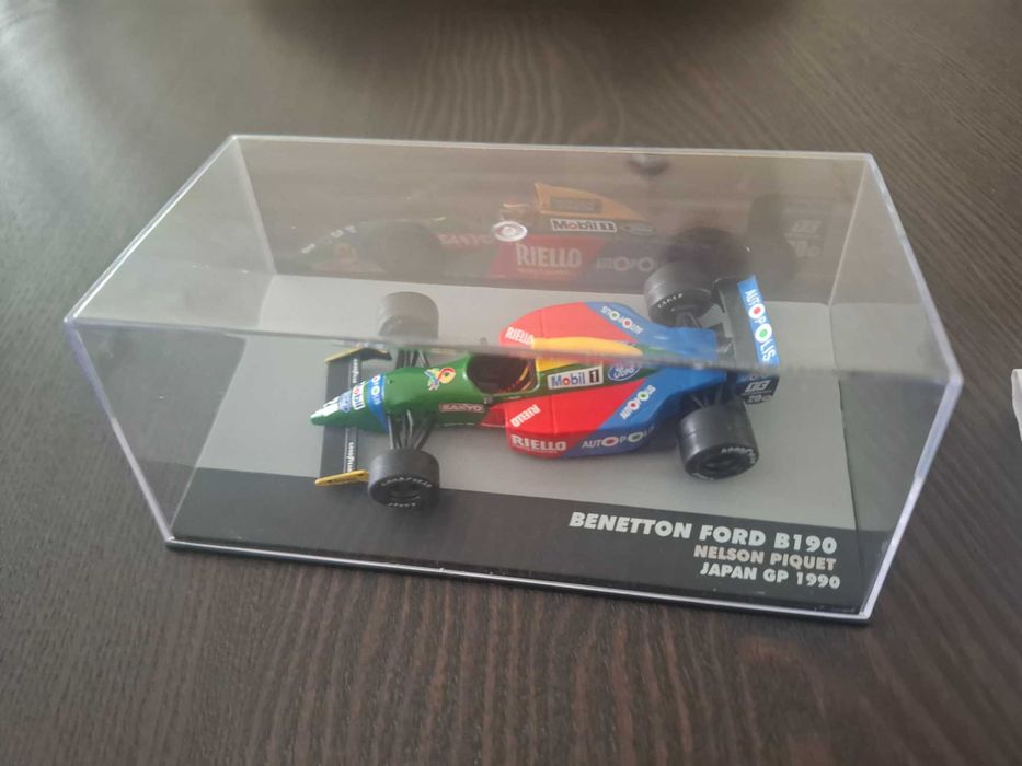 Miniatura Benetton Ford B190 Nelson Piquet GP Japão 1990