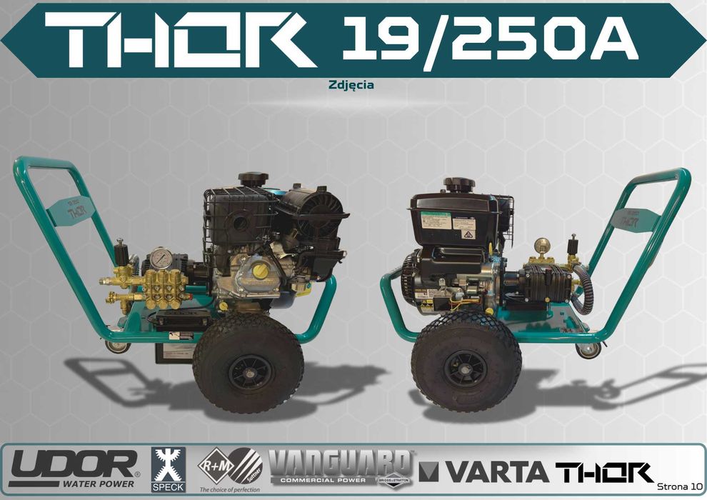 Myjka ciśnieniowa THOR 19/250A – 19L/min 250 bar *Vanguard 14KM*UDOR*