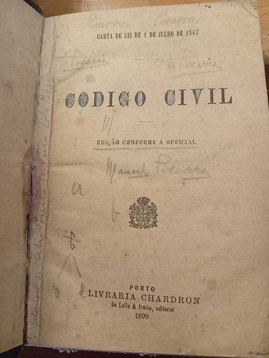 Código Civil e Código de Processo Civil, 1899