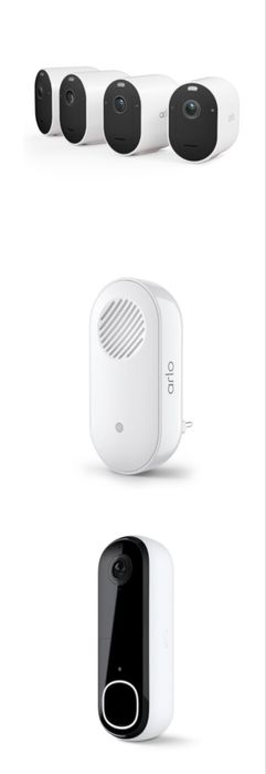 4 cameras Arlo Pro 5 2K+/Smart hub + Campainha