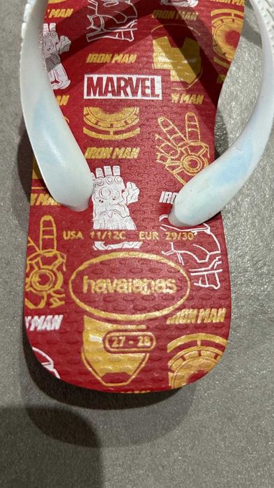 Havaianas Top Marvel Logomania Iron Man