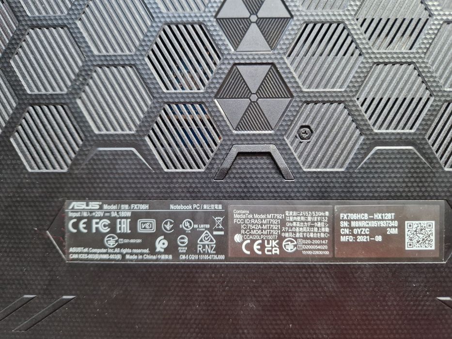 Asus fx706hcb i7 rtx3050