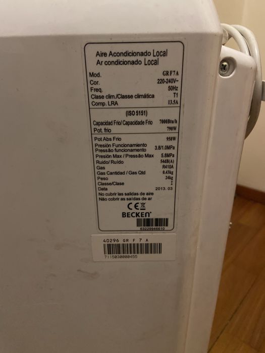 ar condicionado NOVO