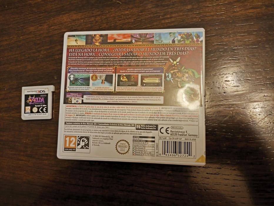 Jogo The Legend of Zelda Majora's Mask para Nintendo 3DS