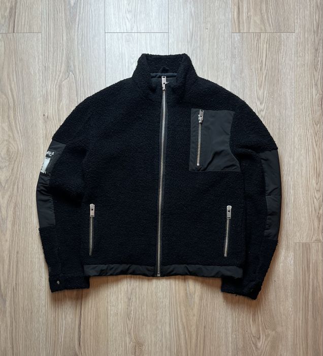 Misbhv Techo Fleece Wełniana Kurtka z polaru Sherpa rap designer