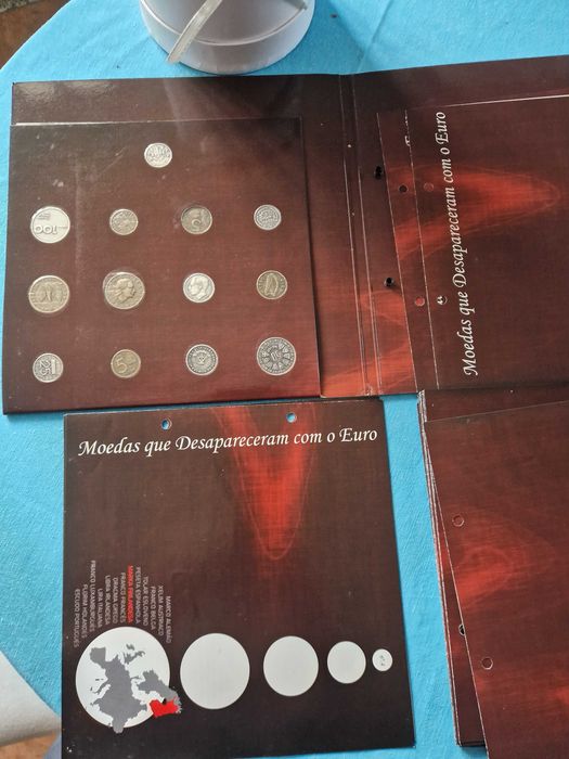 Moedas que desapareceram com o Euro - coleção completa ( como nova)