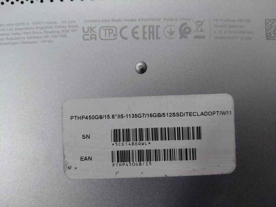 Hp  450 g8  16gb