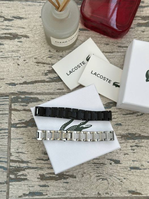 Подарунок хлопцю чоловікові дівчині на 14 лютого Браслет Lacoste