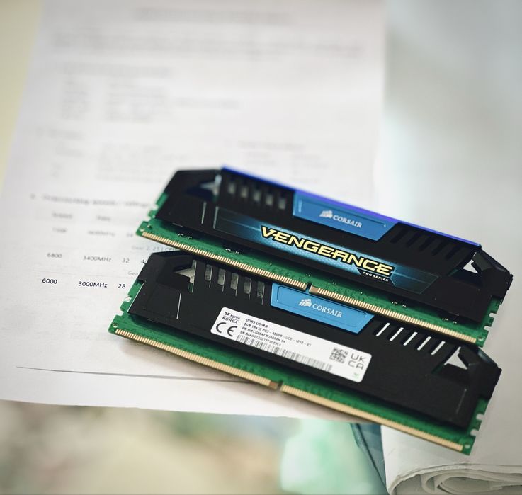 Nowa pamiec DDR5 Hynix 16GB (2x8) 7200 CL34 XMP Corsair heatsinks