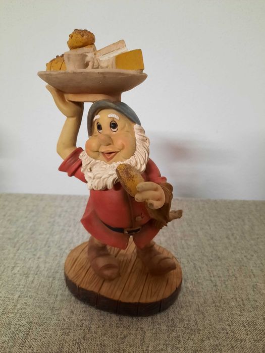 Conjunto de dois gnomos para decoração, branca de neve