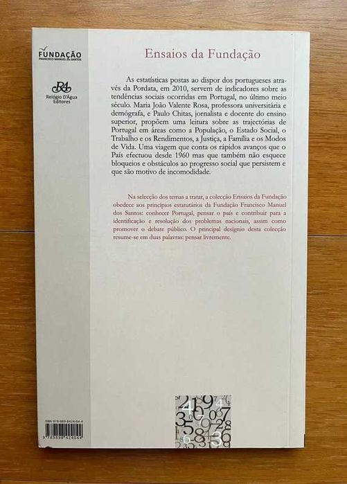 "Portugal: Os Números" de Maria João Valente Rosa e Paulo Chitas