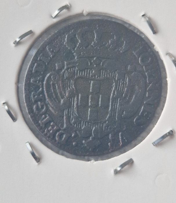Moeda de 3 Reis 1734 D. João V