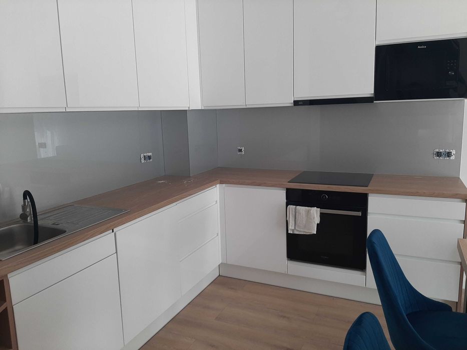 Panel szklany do kuchni, lakobel, lustro