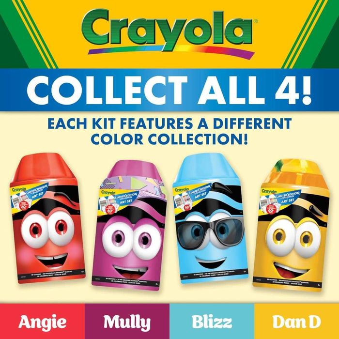 Набір для творчості Крайола Crayola лімітована серія в футлярі 60 пр.!