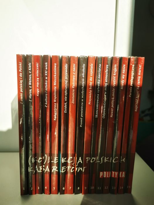 Kolekcja Polskich Kabaretów 15x DVD komplet nowe folia