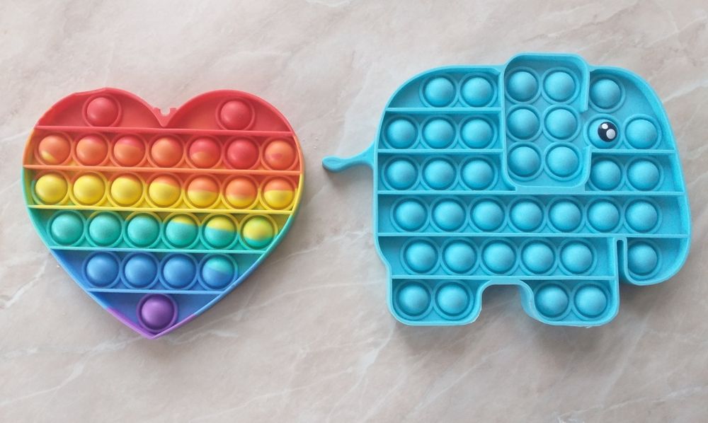 Іграшки антистрес POP IT Форми СЕРЦЕ ТА СЛОНИК та інші