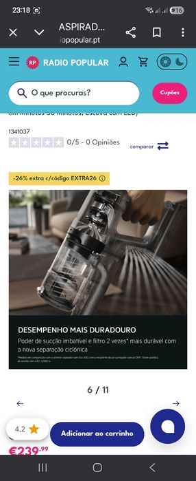 Aspirador Vertical AEG