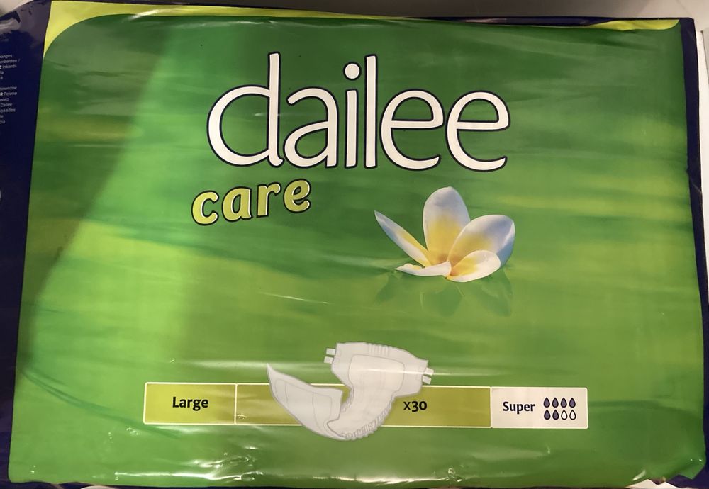 Dailee Care - взрослые подгузники(памперсы),размер L, 100-145 см