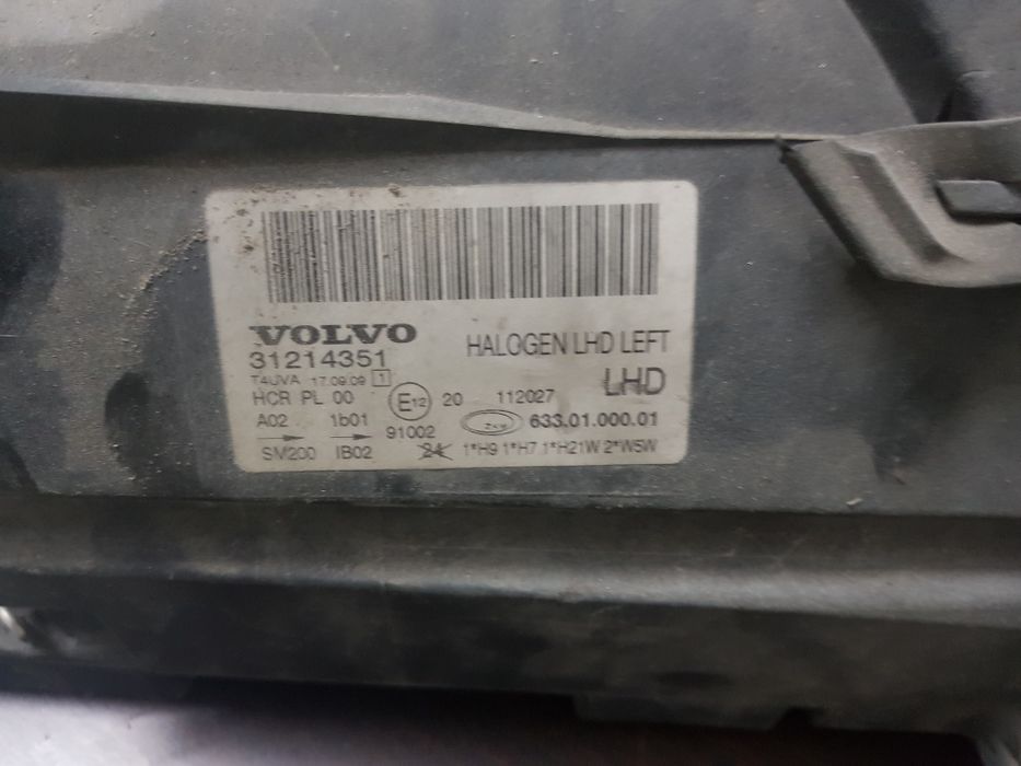 Farol esquerdo rhd  volvo v70III