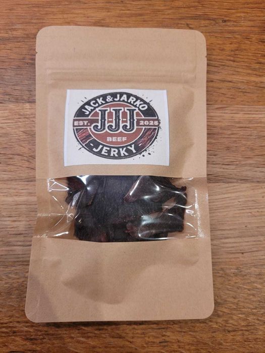 Jack&Jarko Jerky–suszona wołowina 60g|100%Polska|bez zbędnych dodatków