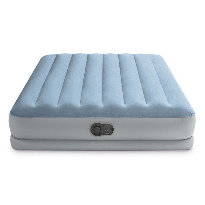 Materac dmuchany Intex 64159 • Dwuosobowy 203x152x36 cm • Z el. pomką
