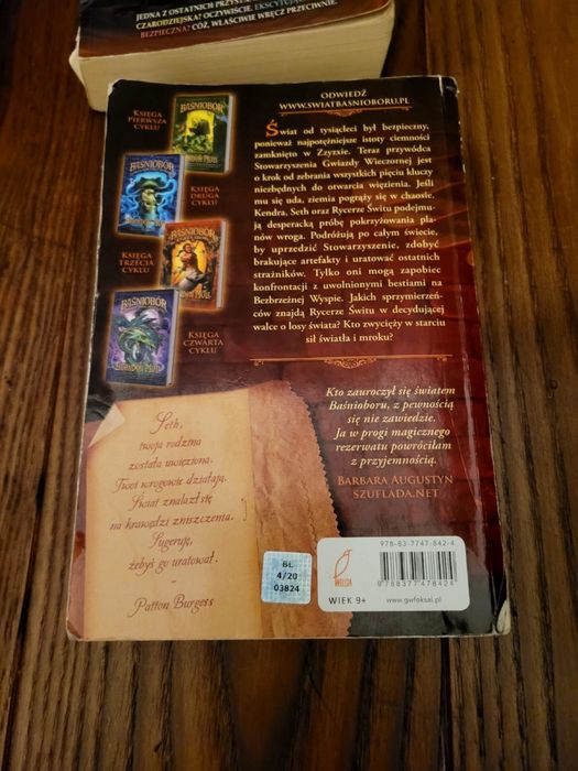 Baśniobór Brandon Mull seria 5 tomów