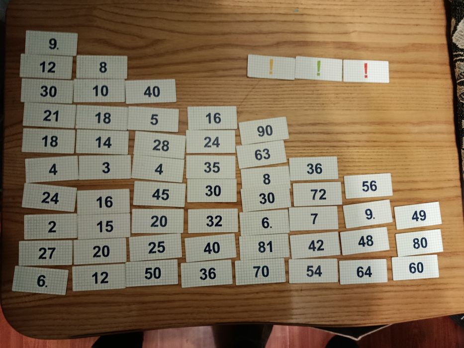Продам гру «Циферки» для вивчення множення