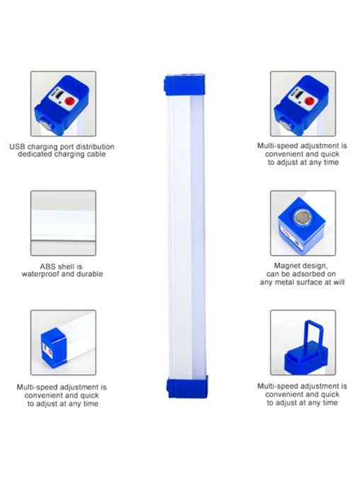 Світлодіодна лампа з пультом ВК-300  80W з акумулятором, 2400 mAh 32см