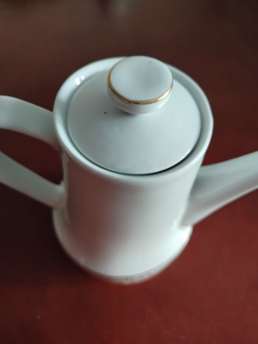 Serwis Roman złoty marmurek porcelana Chodzież