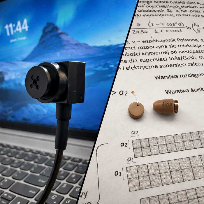 Mikrokamera Mikrosłuchawka USB - C FULL HD