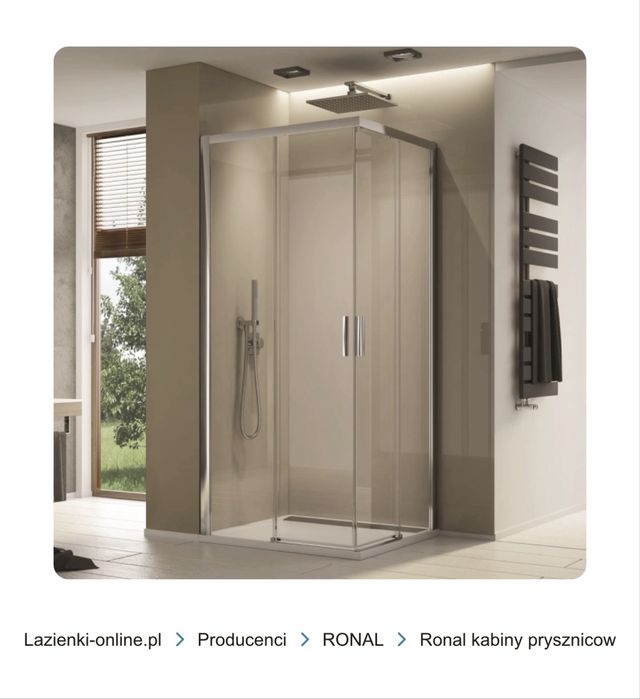 RONAL/Sanswiss Top-Line S, drzwi przesuwne 120cm, lewe