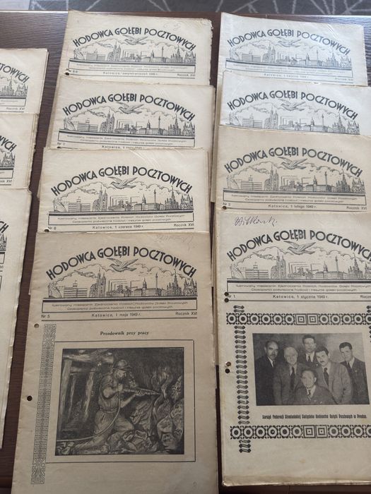 miesięcznik Hodowca Gołębi Pocztowych 1949r.