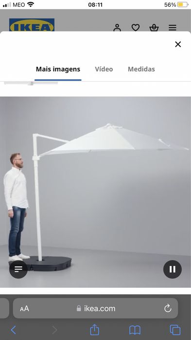 Gurada sol ikea branco