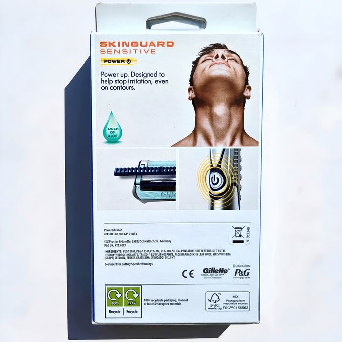 Бритва (станок) Gillette Skinguard Power з 1 змінною касетою - 100% оригінал