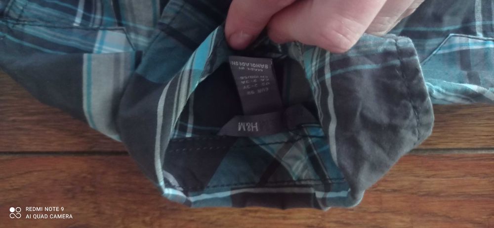 Koszula krata 98 H&M