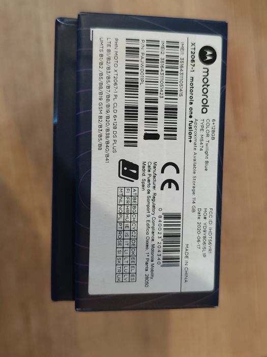Motorola one fusion+