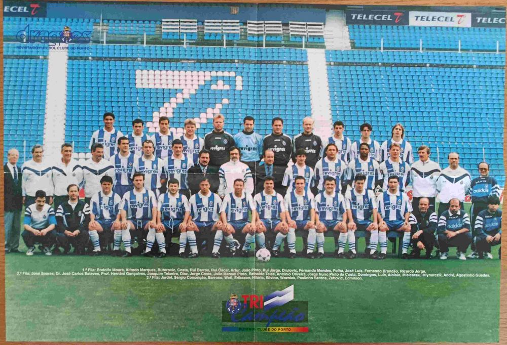 F.C.Porto - poster gigante época 1996-97 (Tri)