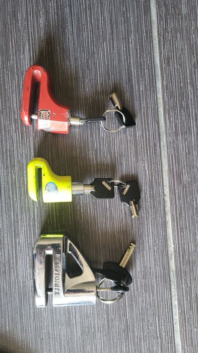 Cadeado para colocar em travão de disco