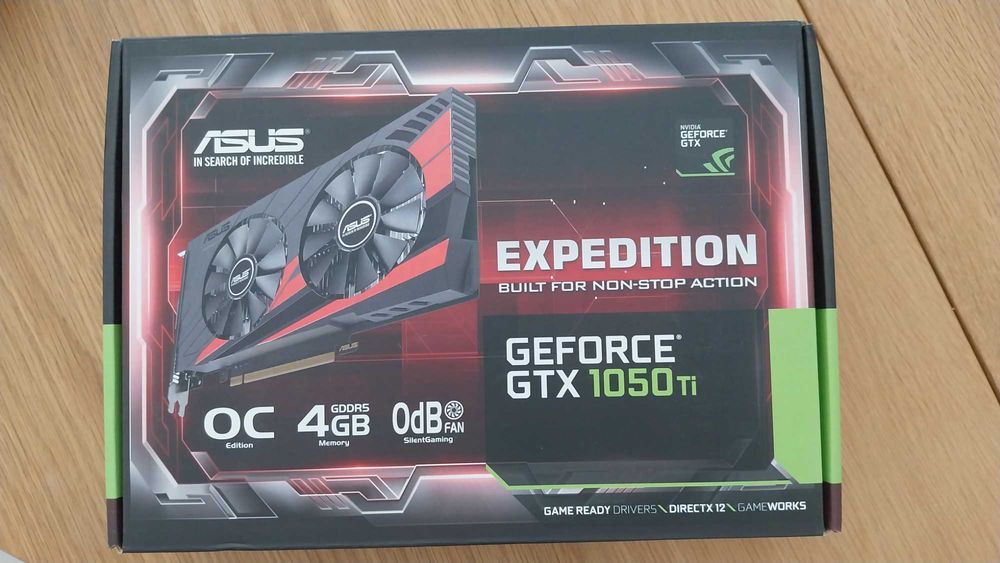 Asus Geforce GTX 1050 TI 4GB OC
