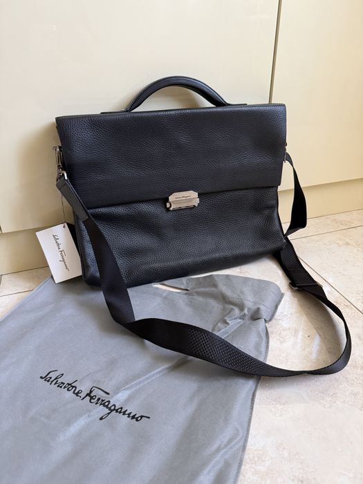 Чоловічий портфель Salvatore Ferragamo натуральна шкіра