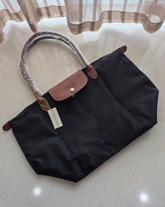 Torebki Damskie Longchamp Black Dowód zakupu Size:L(31*30*19)