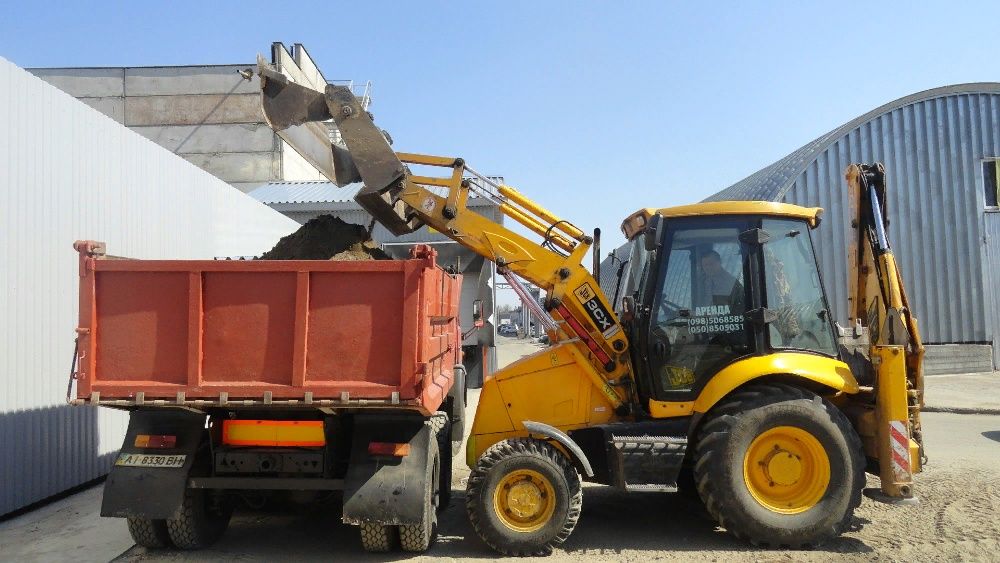 Услуги Экскаватора JCB-3CX.Услуги Самосвалов.Вывоз мусора.Киев и обл.