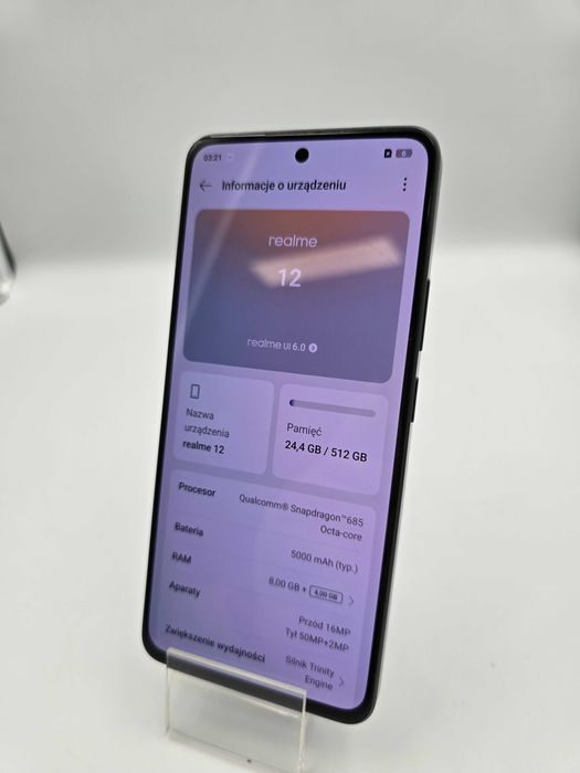 Smartfon REALME 12 8/512GB Zielony |Plus Lombard Grottgera 4