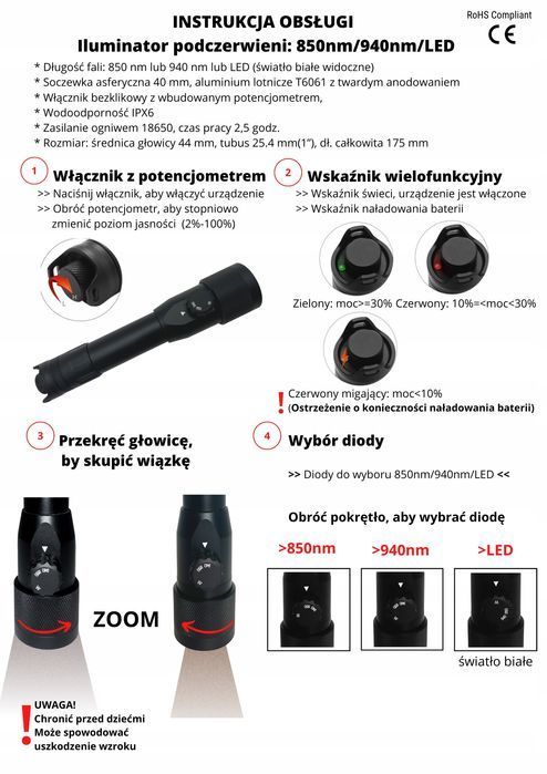 Lornetka Termowizyjna Termowizor Kamera HIKMICRO HABROK 4K + X-HOG PRO