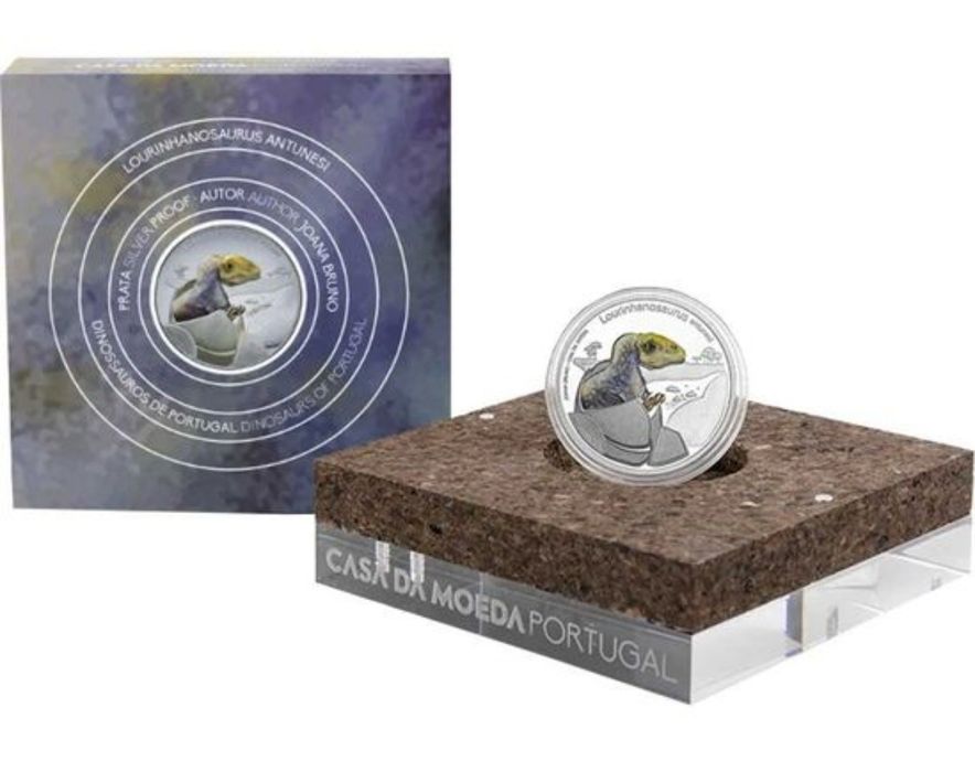 5€ Proof Prata , Conjunto 3 Dinos , 2021, 22 e 23