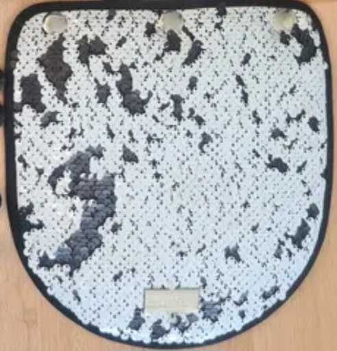 Farbotka czarna torebka mini puro  z klapkami