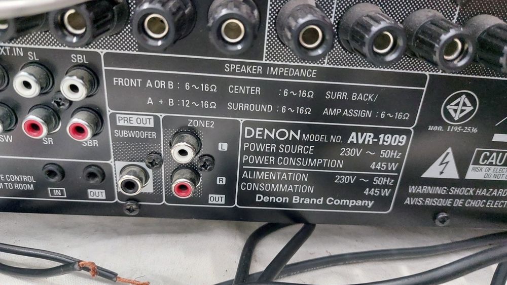 Denon avr 1909 ресивер 11.4 кг з hdmi 7.1