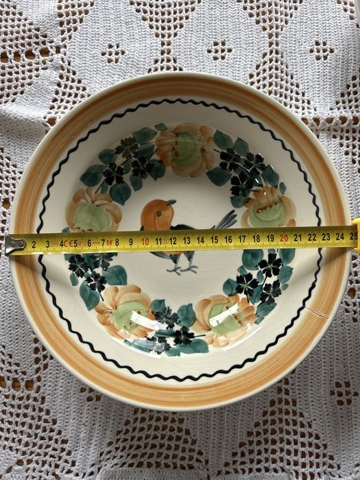 Włoclawek gleboki talerz z ptaszkiem