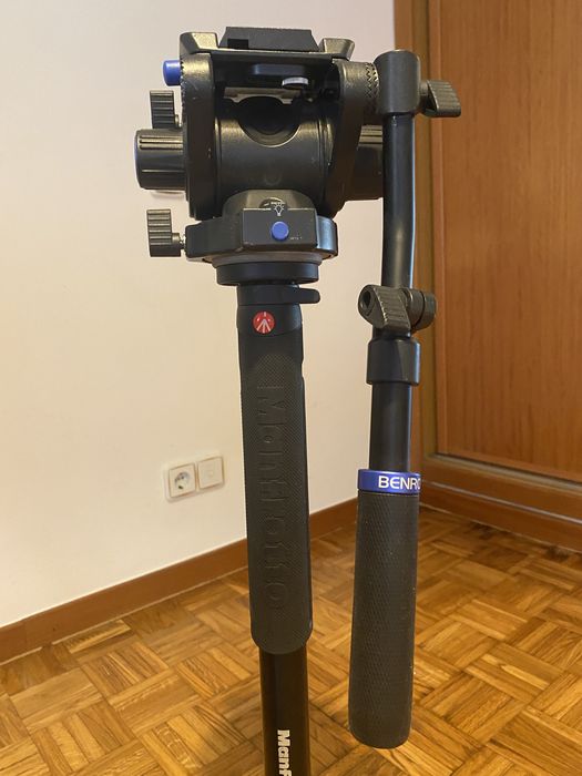 Monope manfrotto + cabeça benro s6