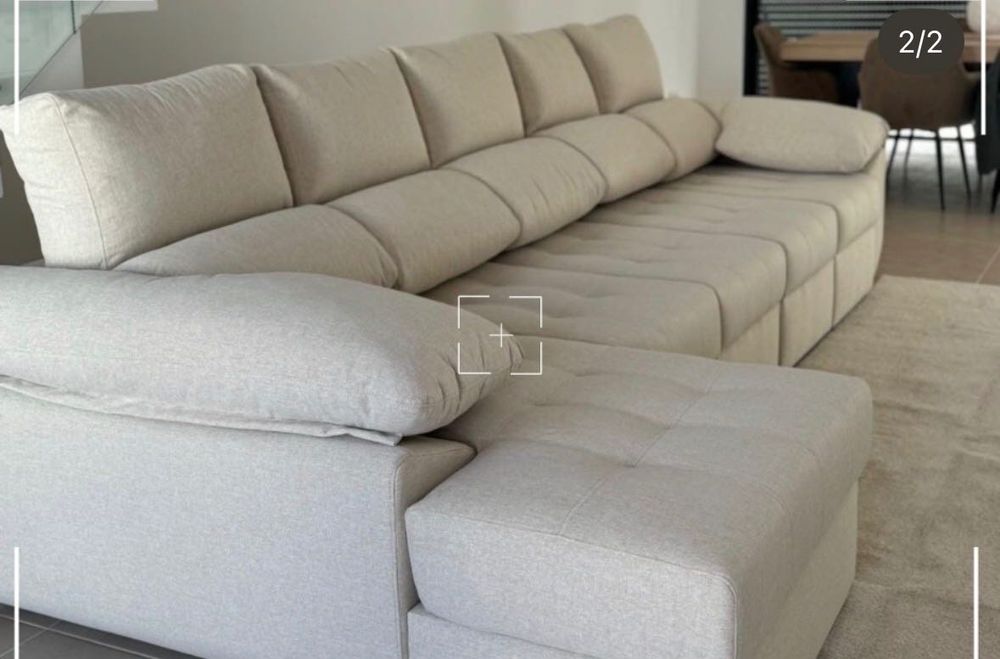 Sofá Livora por Medida | Chaise Longue e Assentos Deslizantes